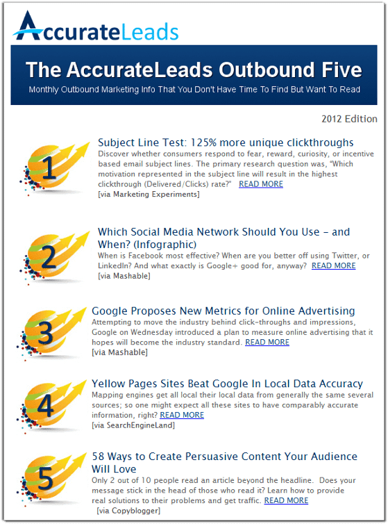 AccurateLeads Outbound Five